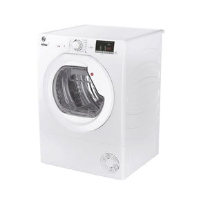 Hoover HLEC10DE H-Dry 300, 10kg, Condenser Tumble Dryer, Aquavision, White, Sensor Dry, NFC