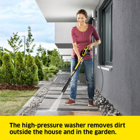 Kärcher K 4 Power Control Flex Pressure Washer, max. 130 bar,Flow Rate:420 l/h,Area Coverage: 30 m²/h,Water Filter,Weight: 11.5 kg